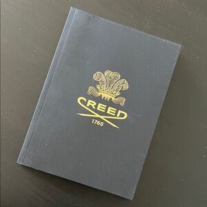 Creed Black Journal with Gold Emblem
